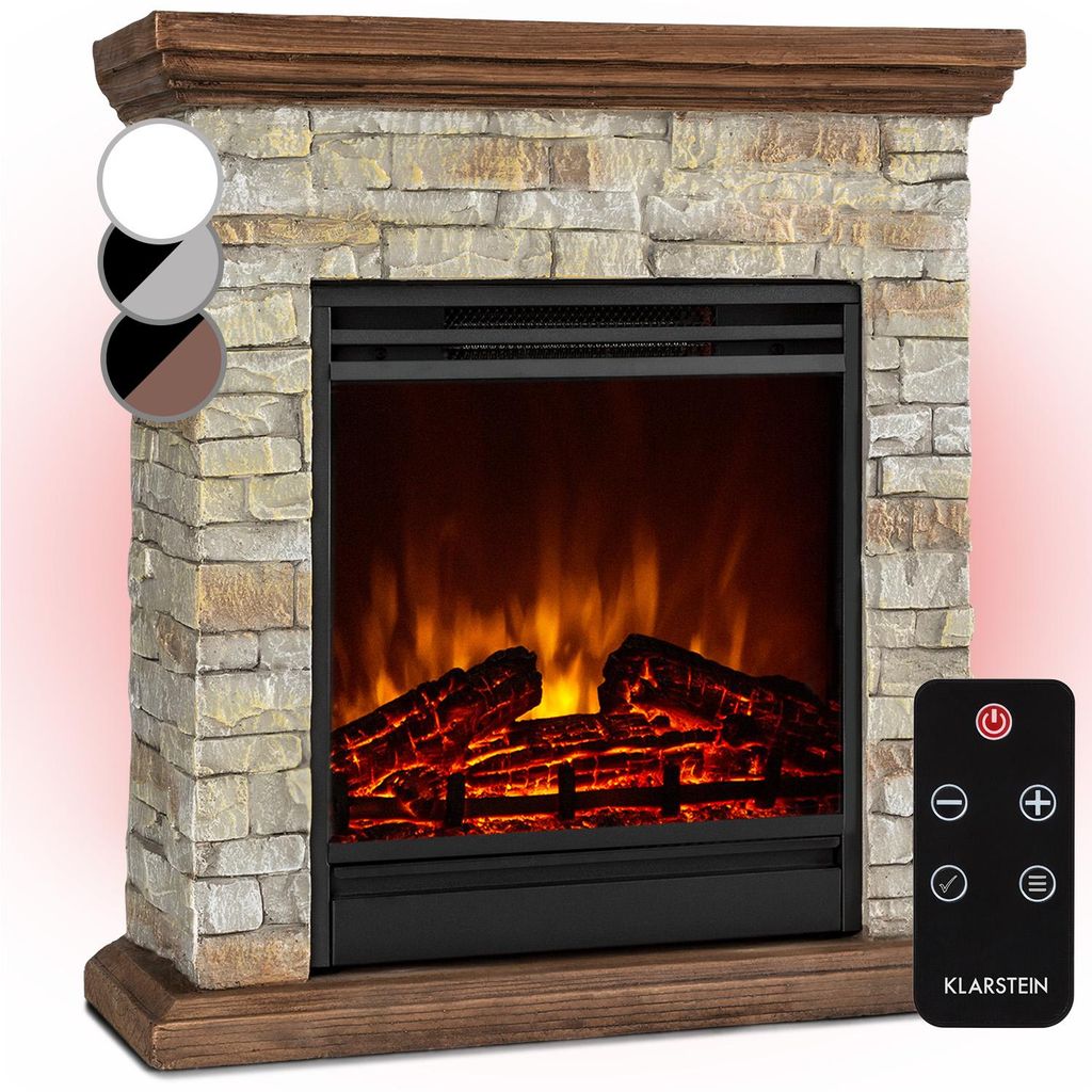 Klarstein Cheminee Electrique Effet Flamme, Cheminée Image du produit 