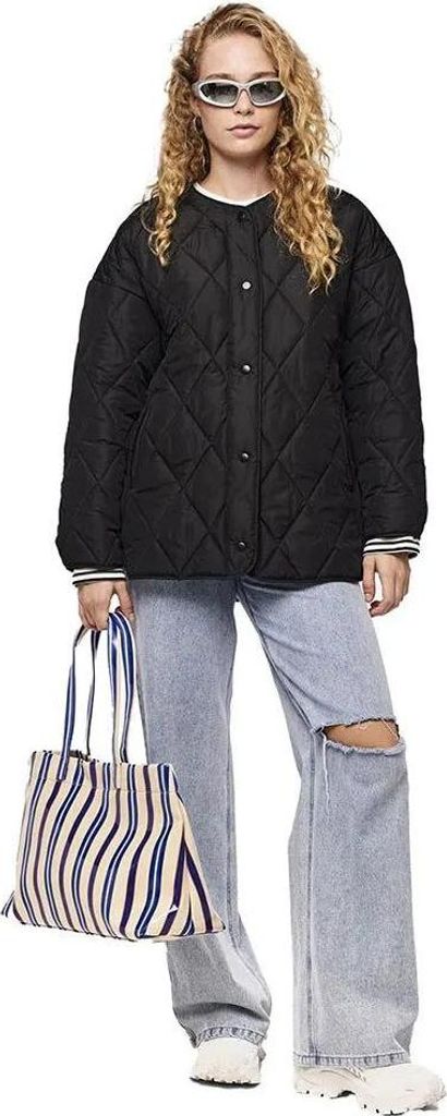 Pieces Stella Quilted Jacke Grau 2XL Damen Grau 2XL