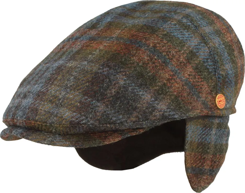 Cappello Mayser Sidney Plus: Lana a Scacchi con Paraorecchie Caldi