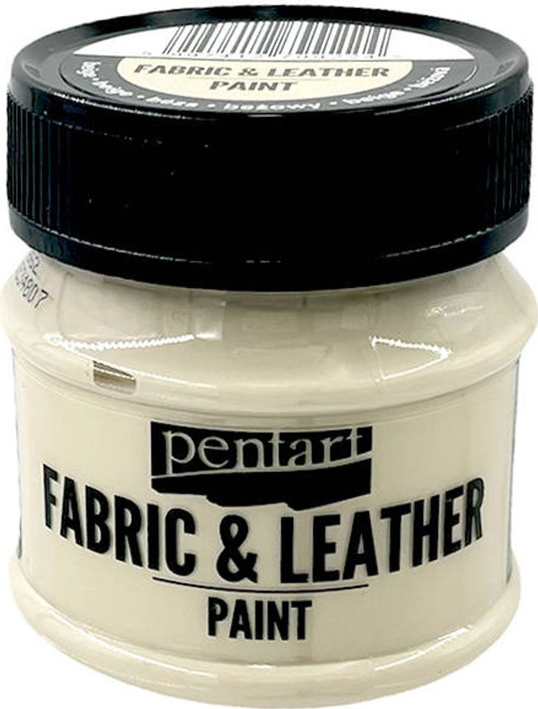 PENTART - Farbe für Textil und Leder - beige 50 ml Produktbild 