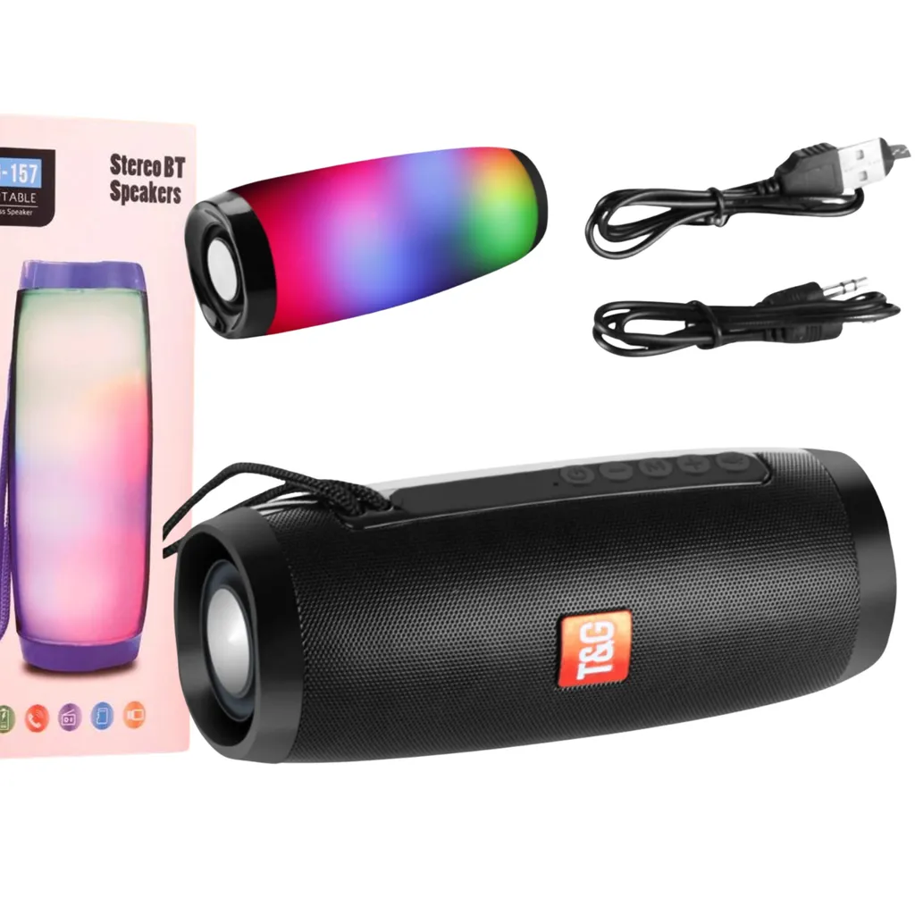 TG-157 Altoparlante senza fili Bluetooth Boombox LED