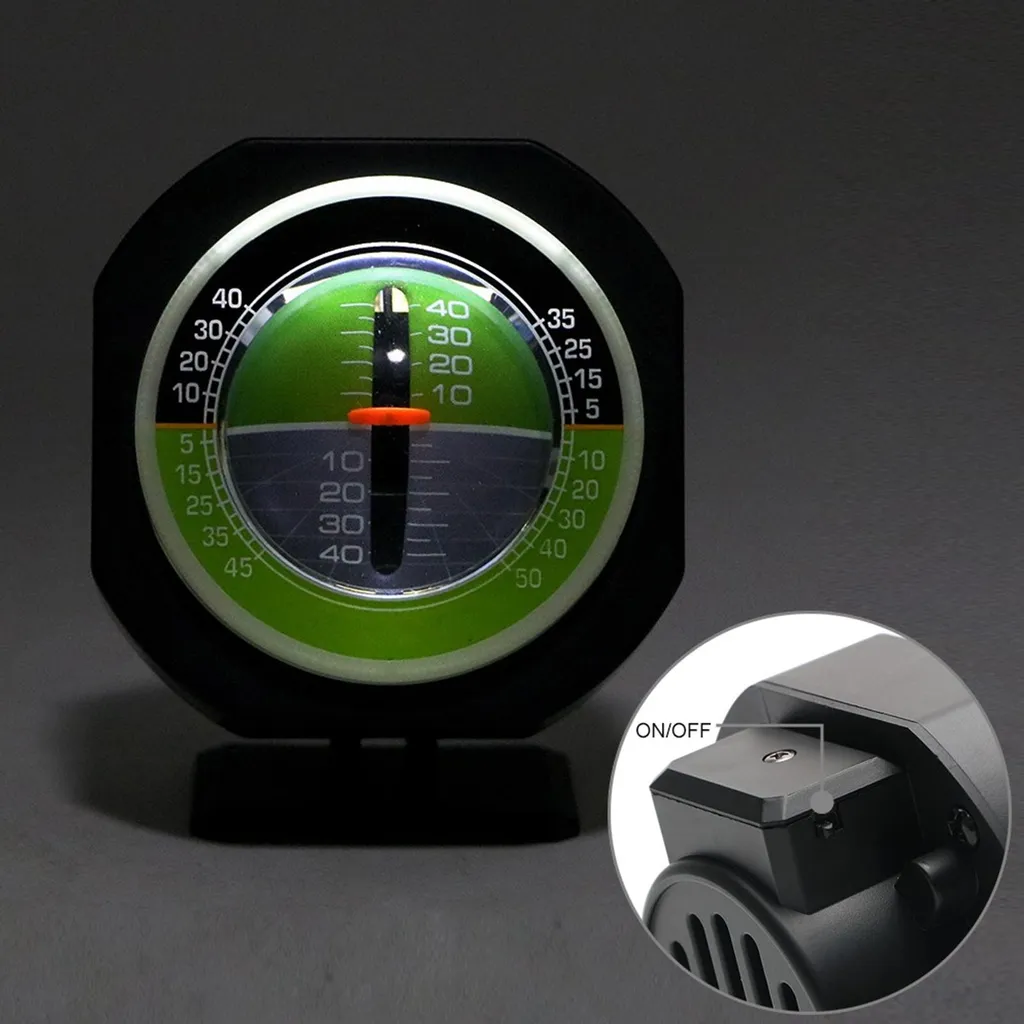Inclinomètre de bord réglable à LED - Mesure d'angle haute performance - 18