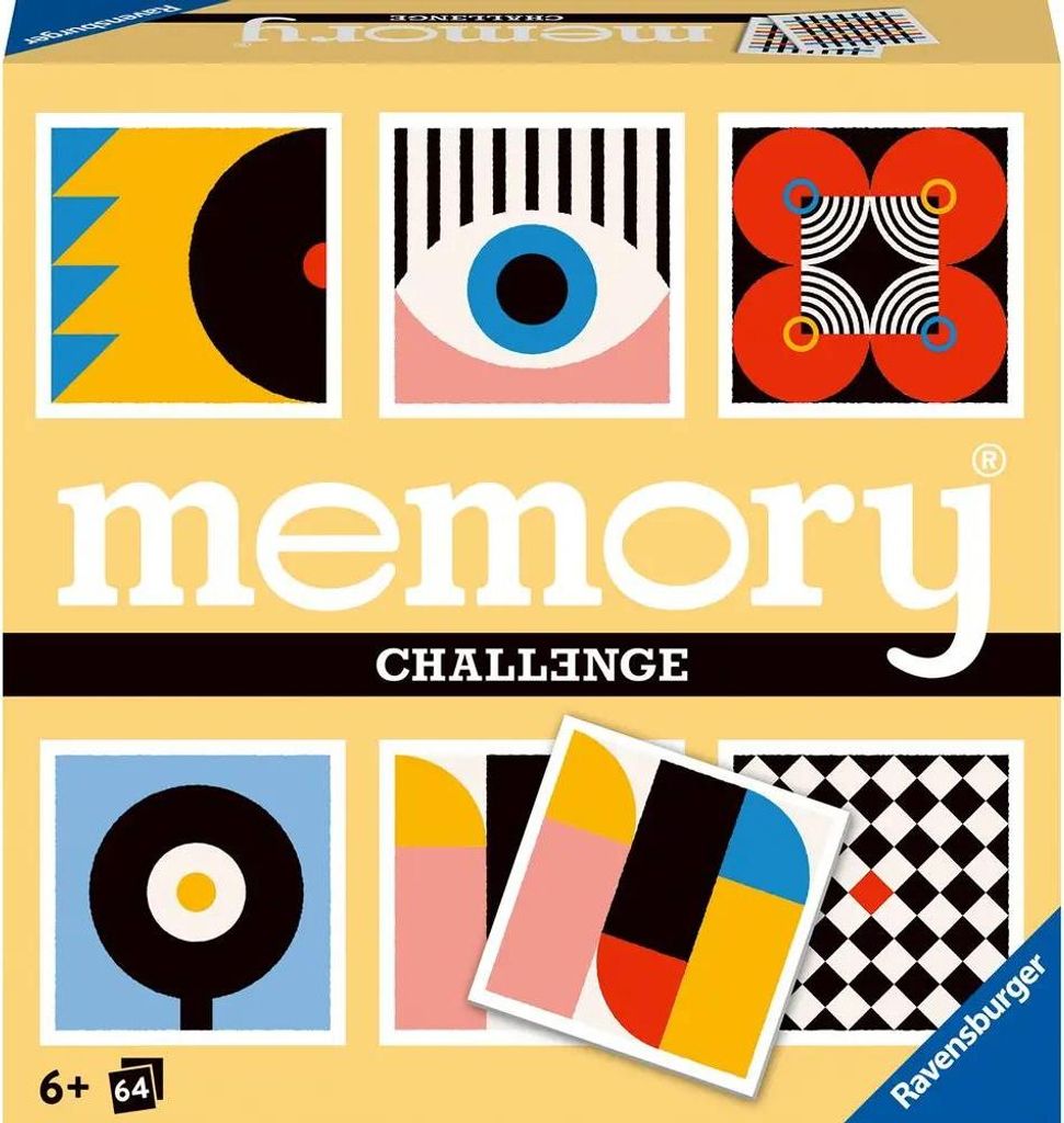Challenge memory Verrückte Muster Ravensburger 22462