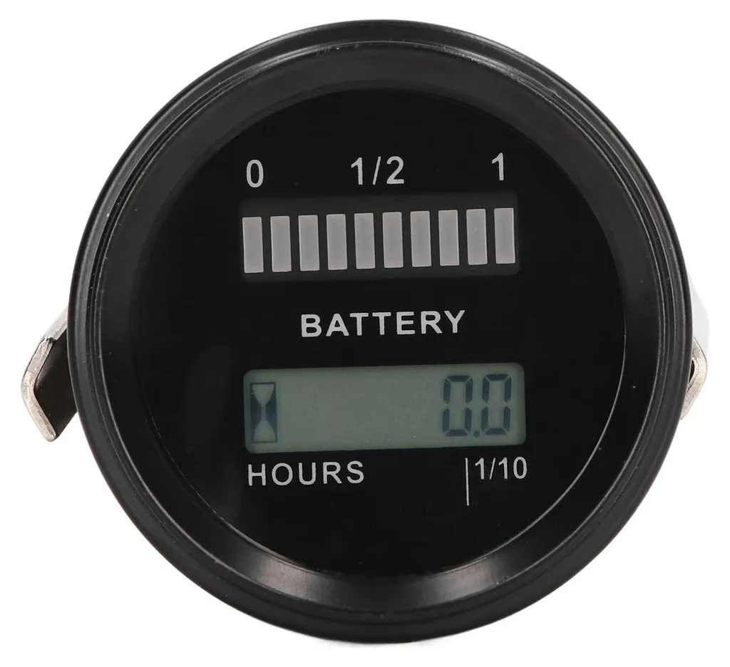 Jauge de batterie multifonctionnelle étanche IP65 pour tondeuse à gazon