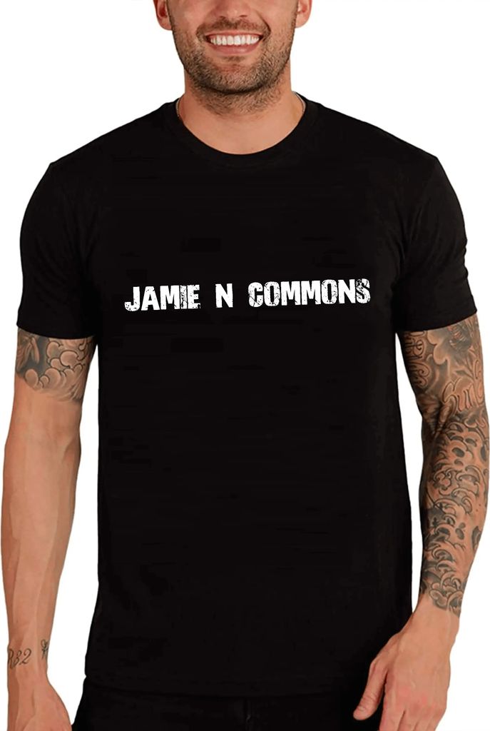 Herren Grafik T-Shirt Jamie N Commons Öko-Verantwortlich Vintage Jahrgang Kurzarm Lustige Druck Geburtstag Geschenk Mann