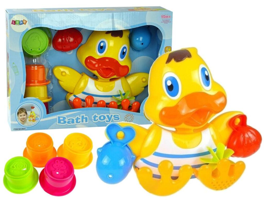 Leantoys Badeentchen-Set Badewannenbecher