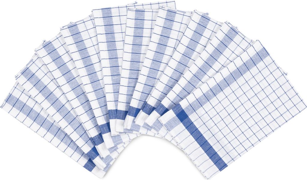 Ross Exclusiv 10 X Geschirrtuch im Set Saugkräftige Geschirrtücher aus Halbleinen, Strapazierfähig, Qualitäts-Küchentücher Germany