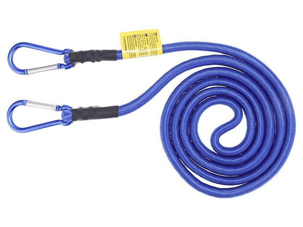 Linka elastyczna z karabinkami 10 mm x 180 cm Zdjęcie produktu 