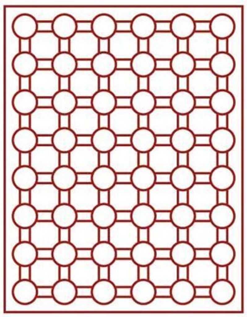 Lindner 2948 Münzbox mit 48 runden Vertiefungen für Münzkapseln mit Außen-Ø 26 mm-Rauchglas / dunkelrote Einlage