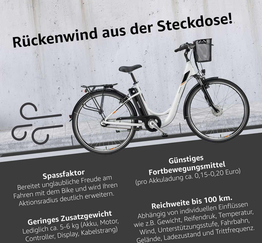 Telefunken E-Bike RC840 28 Zoll mit 7-Gang Shimano Produktbild 7