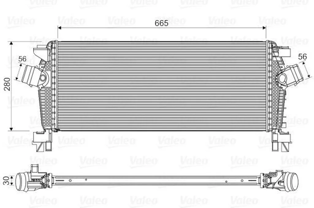 Échangeur air turbo Valeo 818566 pour corriger les fuites d'air