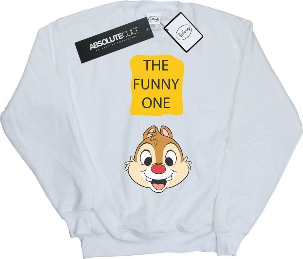 Disney - "Chip N Dale The Funny One" Sweatshirt für Damen BI27266 (L) (Weiß)