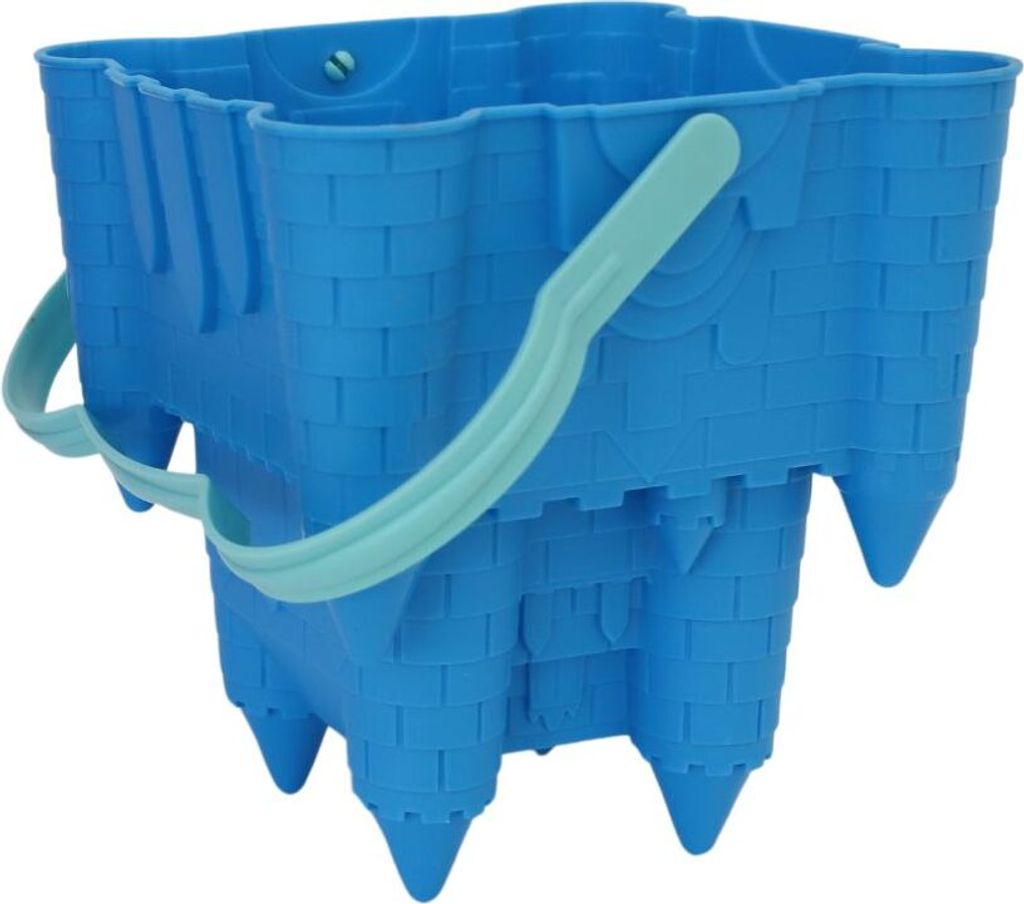 Sandkasten Eimer Schloss - blau