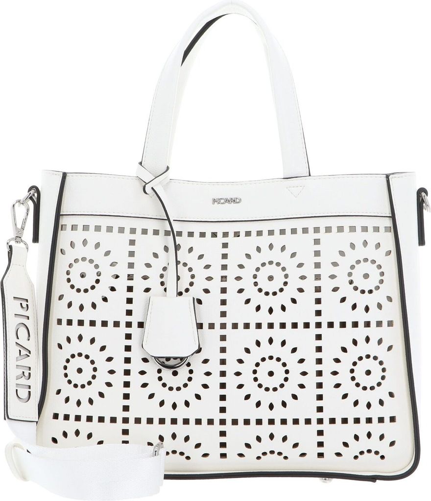 PICARD Madeira Shopper White Lily weiß