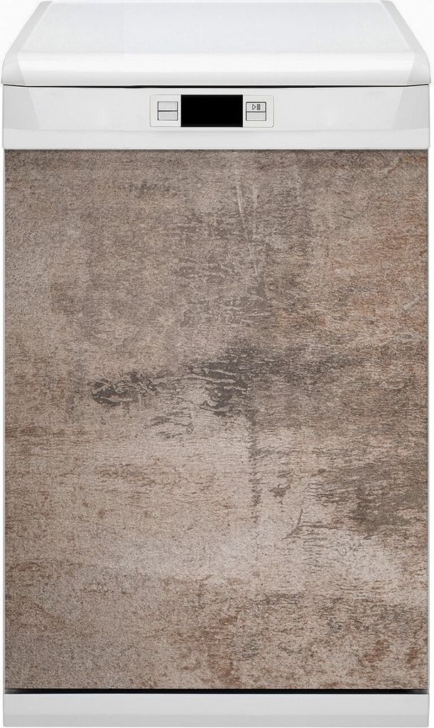 Magnete Küche Magnetmatte Magnet für Spülmaschine Abwaschbar Nachbildung 45x80 cm - Konkrete Textur