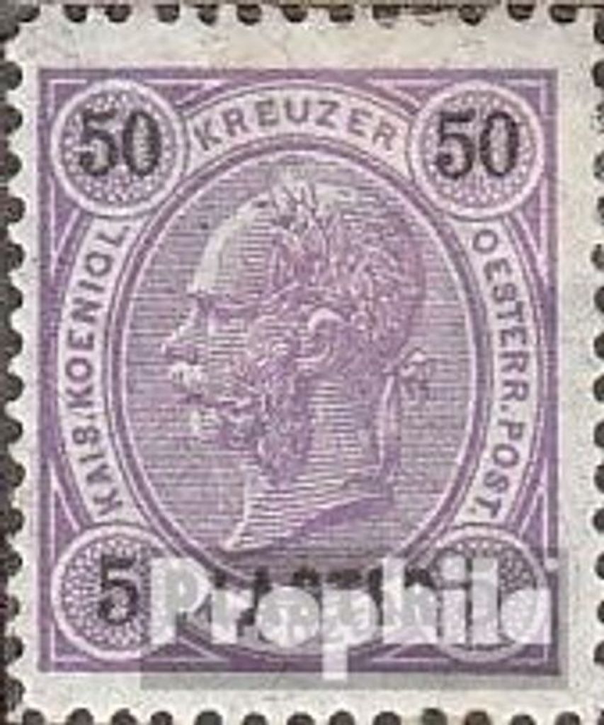 Briefmarken Österr.-Post Levante 1890 Mi 25 gestempelt Aufdruckausgabe