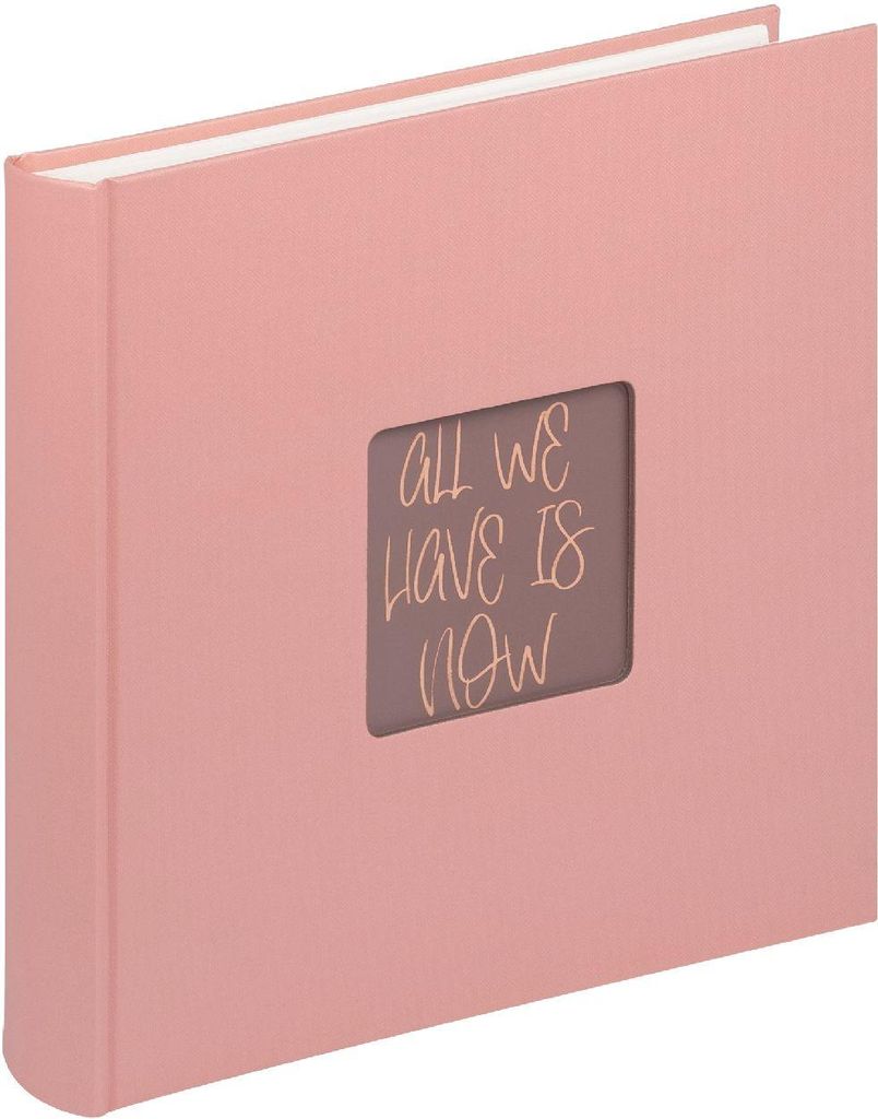 Walther Fotoalbum Fun Peach Fuzz 30x30 cm mit Bildausschnitt
