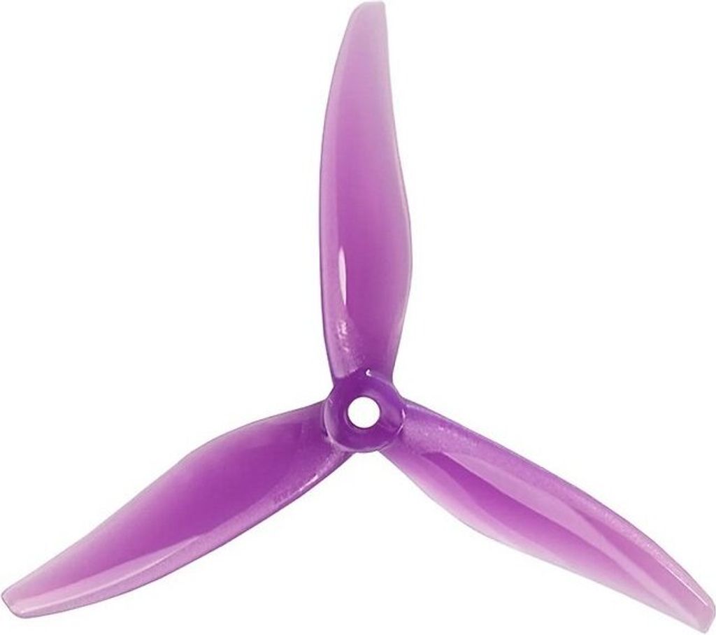 Gemfan YUKI 5129-3 5 Zoll 3-Blatt Propeller Purple (2CW+2CCW)