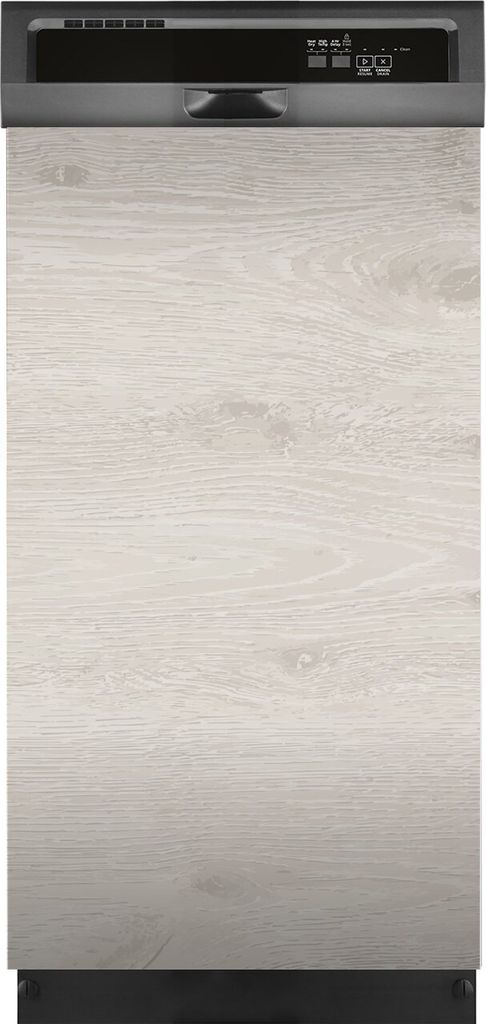 Aufkleber sticker 45x80 cm Dekorative folie Spülmaschine - Weiß Holz