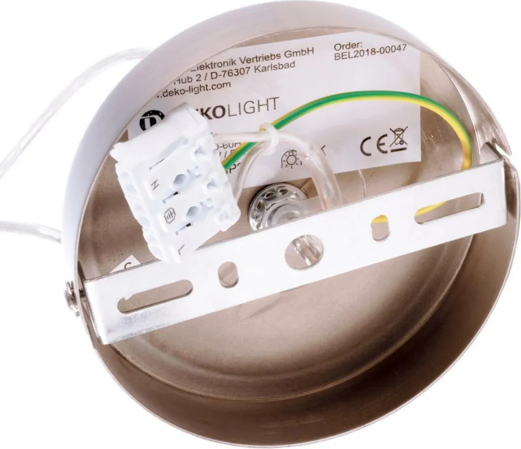 Suspension Ankaa 280 Acier : Éclairage Stable pour Plafonds Hauts E27 - 3