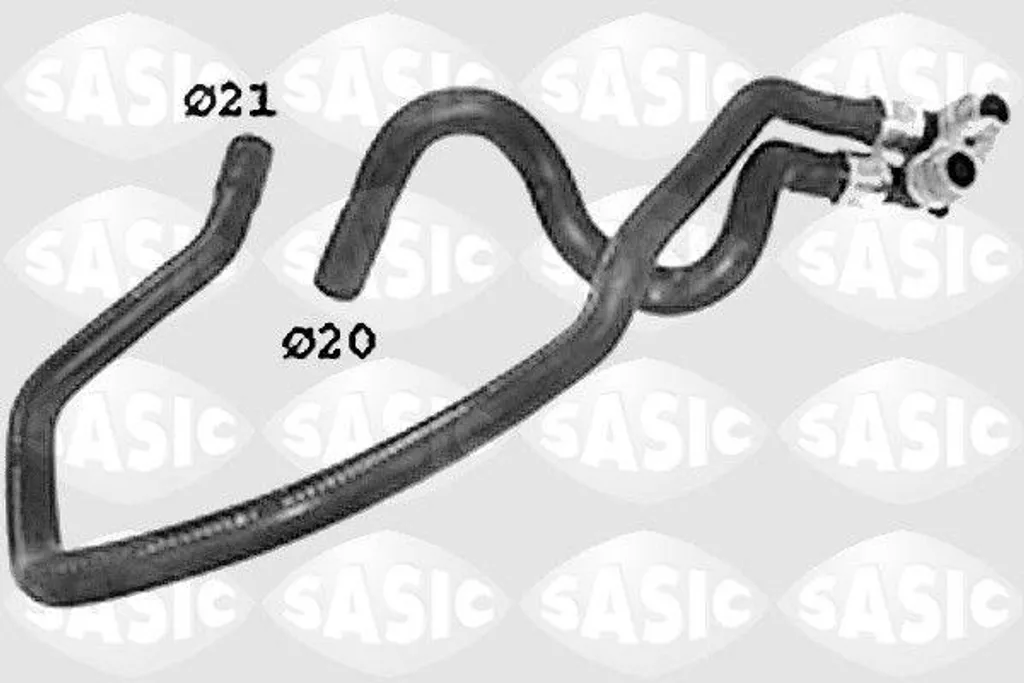 SASIC SWH0506 Tubo radiatore OE 6464NG compatibile con 306