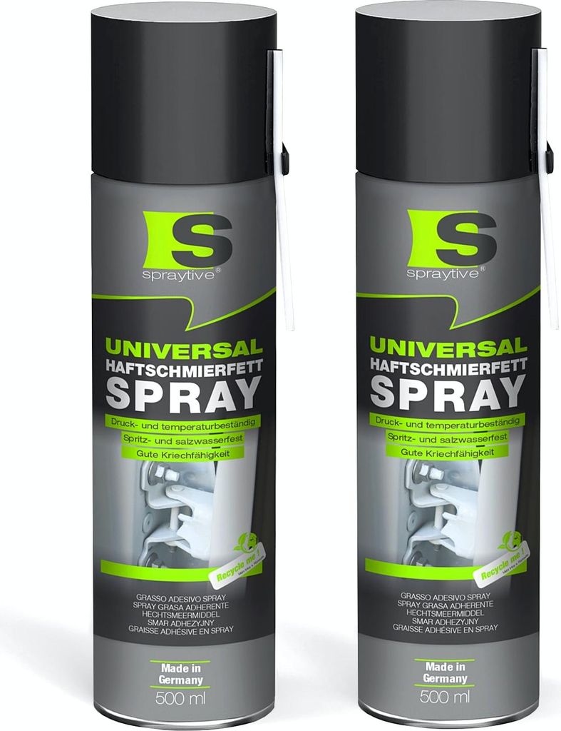 Spraytive 2x 500ml Universal Haftschmierfett-Spray – Produktbild 