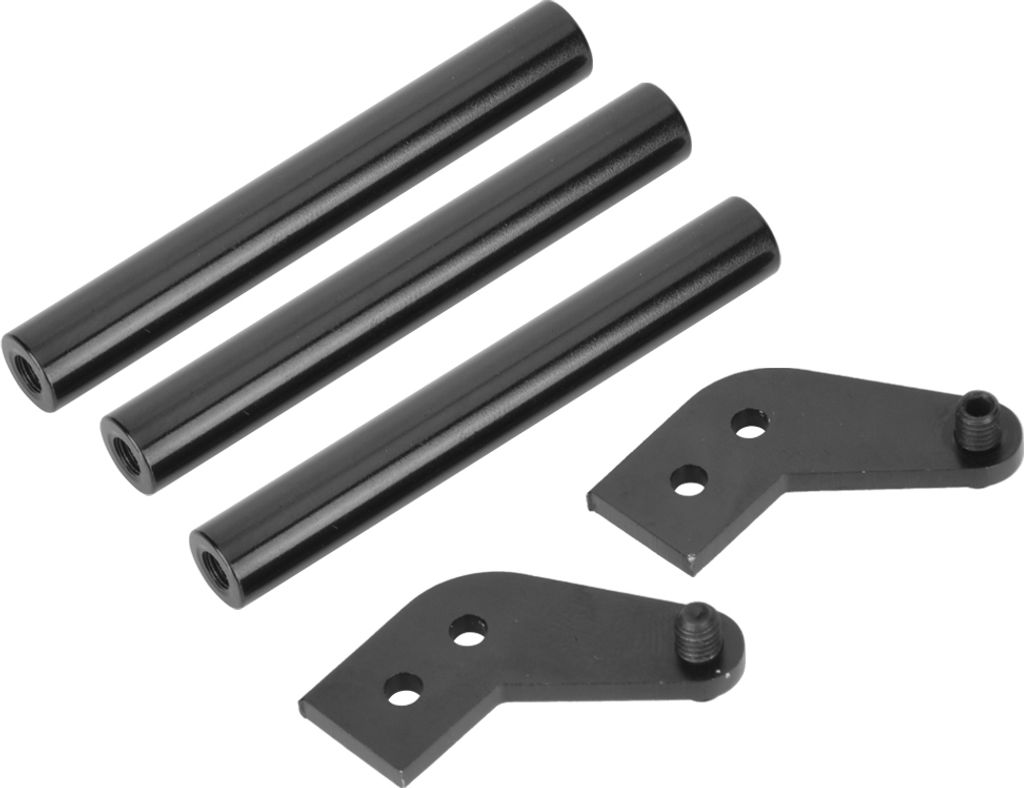 Metall Heckstoßstange Upgrade Teil, Ersatz Zubehör für 1/14 Tamiya RC Car, schwarz