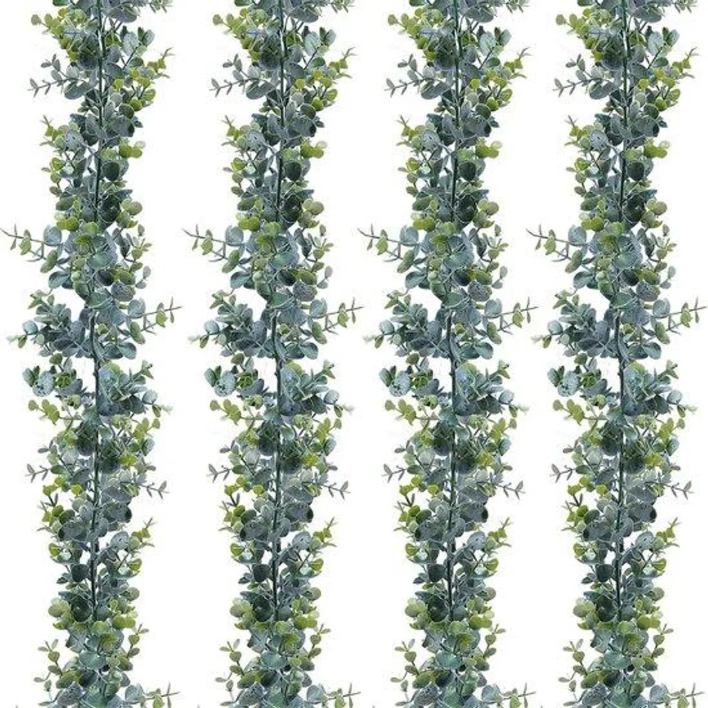 Guirlande eucalyptus artificielle réaliste 1,65 m pour chemin de table