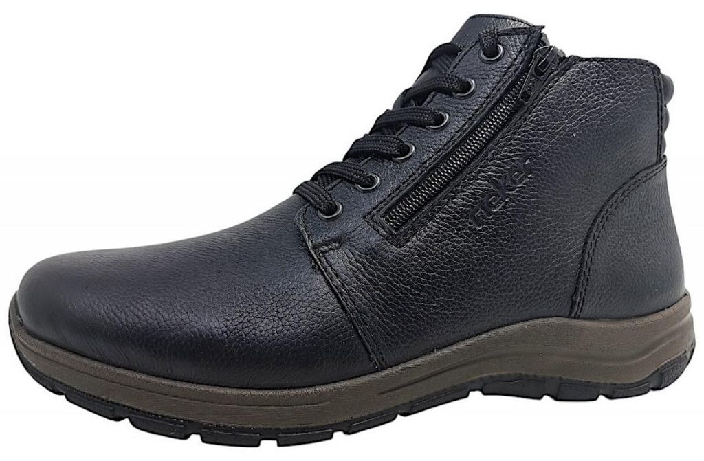 Rieker Herrenschuhe Stiefel Warmfutter Schwarz Freizeit, Schuhgröße:42 EU