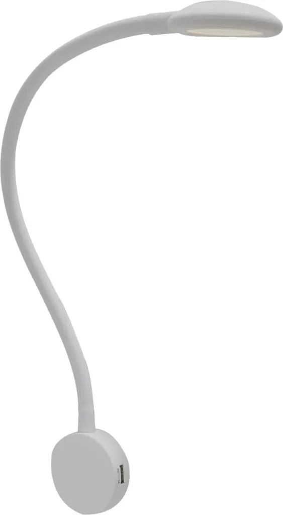 Luminaire de chevet tactile noir ou blanc avec port de charge USB LED