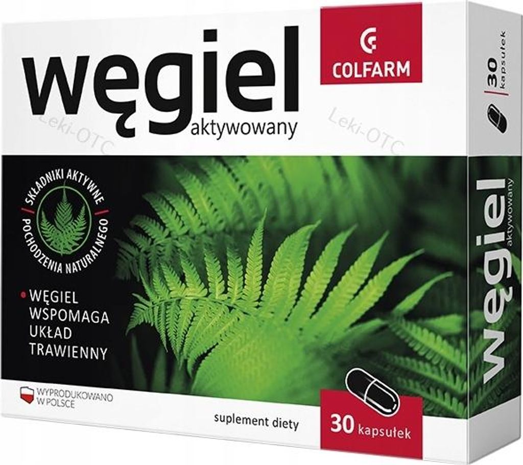 Colfarm Aktivkohle 30 Kapseln.