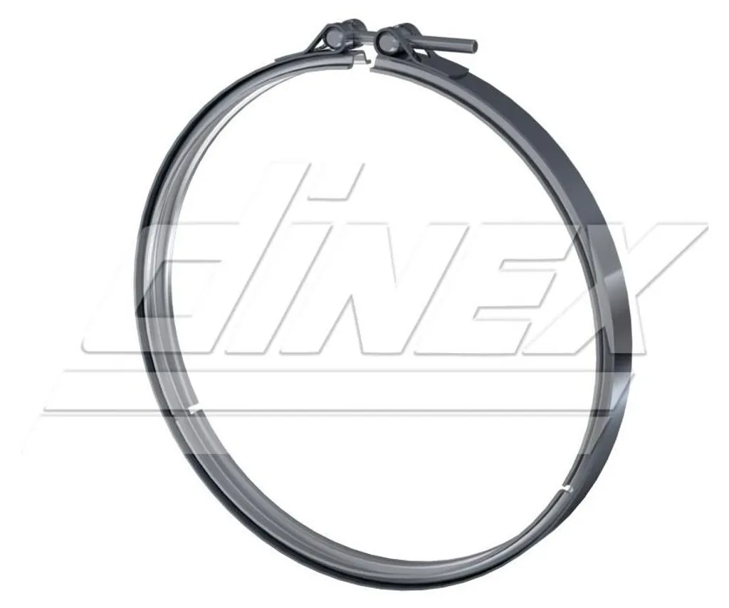 Collier d'échappement DINEX 335 mm anti-fuite de gaz de camion