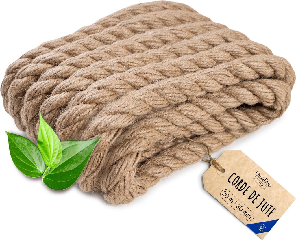 Creative Deco 20m Corde de Jute Epaisseur 30mm Image du produit 