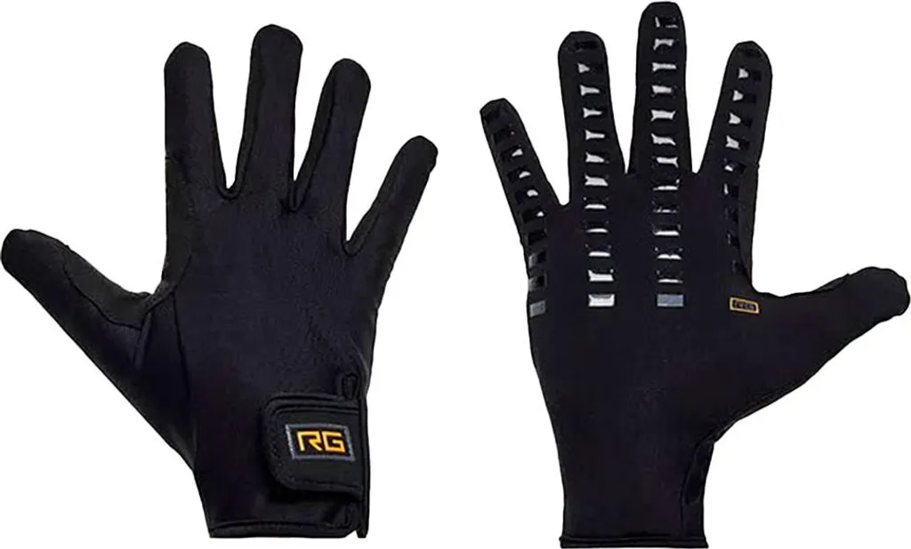 Gants d'équitation RG Rider's Gene Noir 6.5 pour Homme et Femme