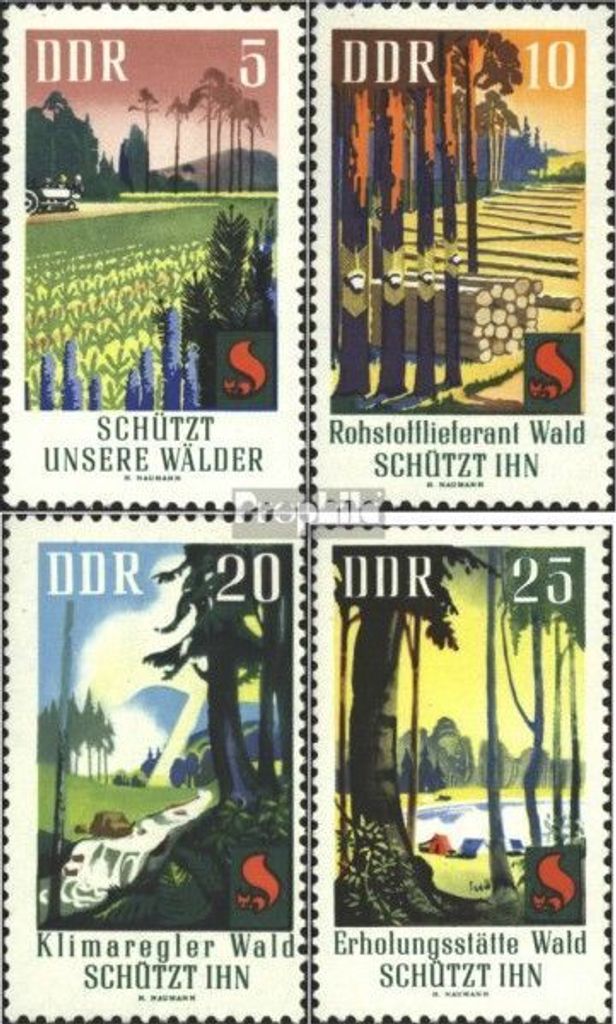 Briefmarken DDR 1969 Mi 1462-1465 (kompl.Ausgabe) Produktbild 