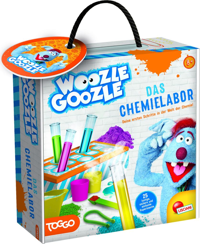 Lisciani DE48997WG - Woozle Goozle Chemielabor Chemie Experimentierkasten Kinder forschen experimentieren
