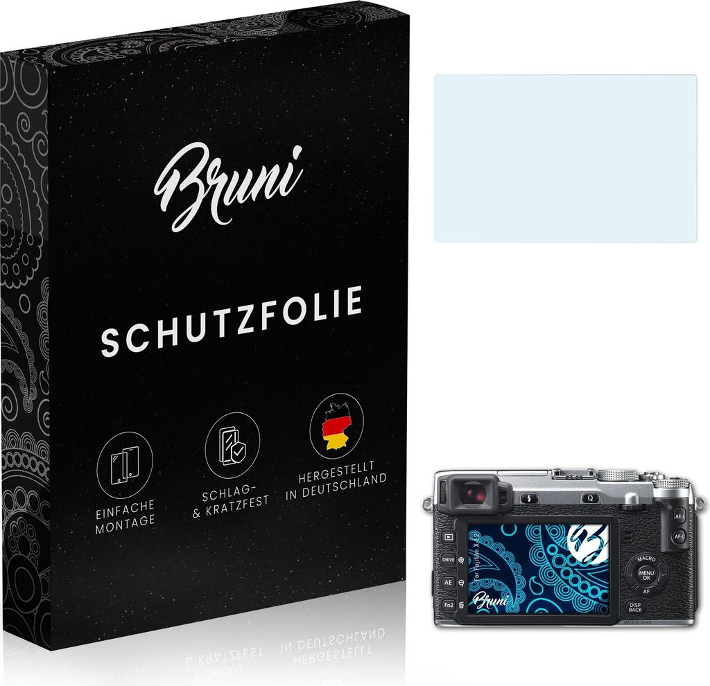 atFoliX 4054274723376, Transparent, X-E2, Klare Bildschirmschutzfolie, Kratzresistent, Glänzend, 2 Stück(e)