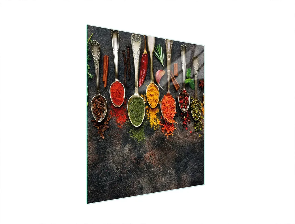 Tagliere in vetro 45x52 Spezie