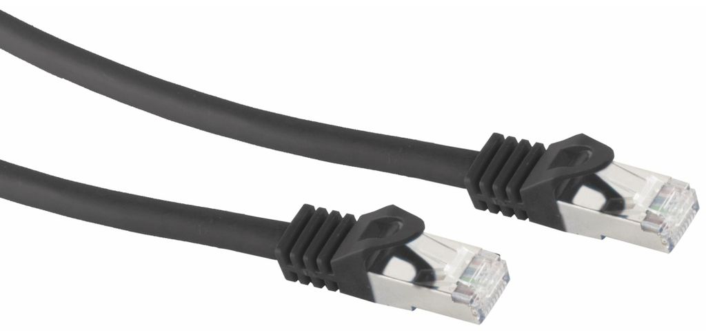 Câble patch RJ45 S/FTP (PIMF), avec câble brut CAT.7, 30 m, Image du produit 