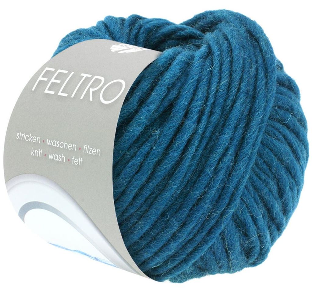 Lana Grossa - Feltro 0040 petrolblau Produktbild 