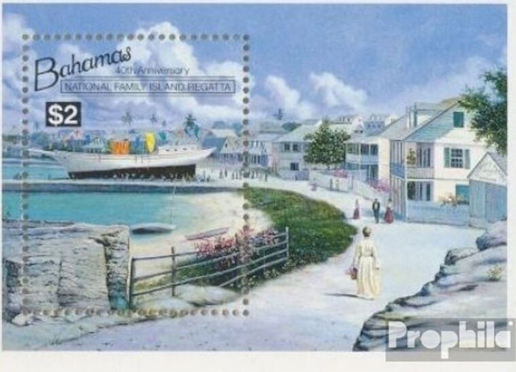 Briefmarken Bahamas 1994 Mi Block73 (kompl.Ausg.) postfrisch Familien Inselregatta
