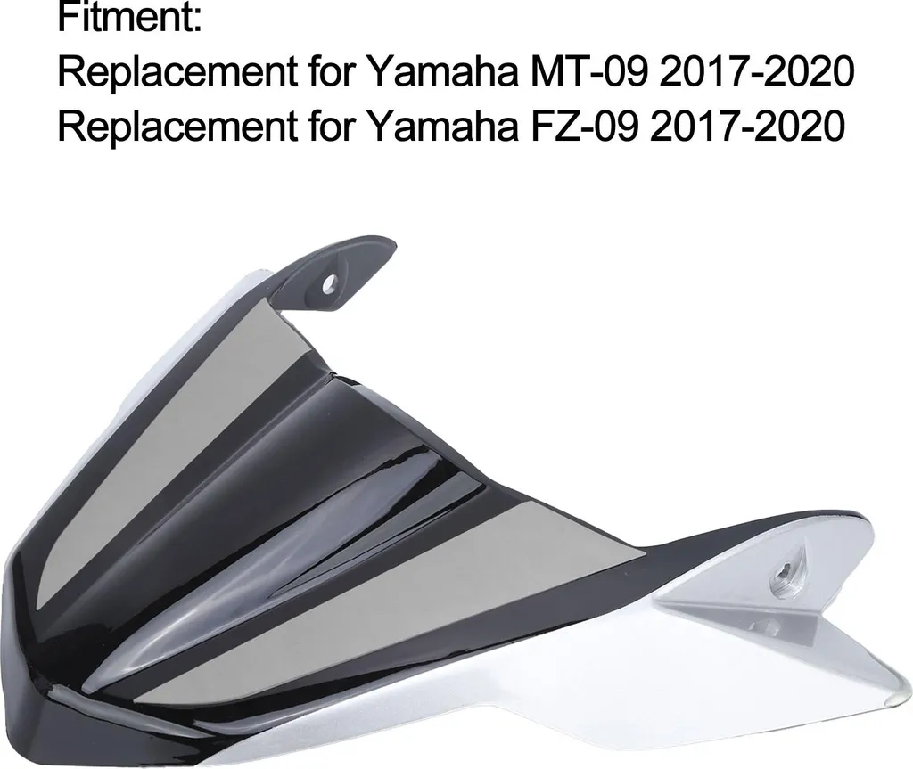 Déflecteur Winglet Gris en ABS Résistant pour Yamaha MT-09 2017-2020