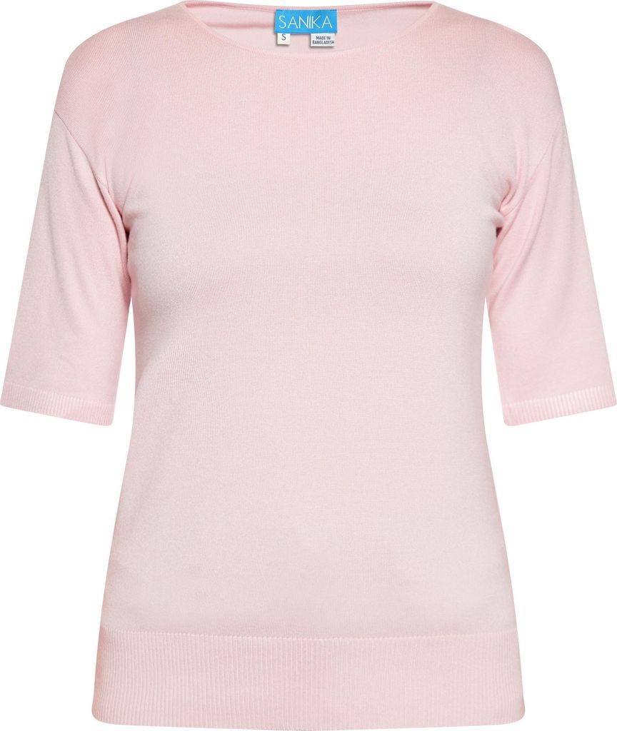 SANIKA damen t-shirt - hellrosa, XXL