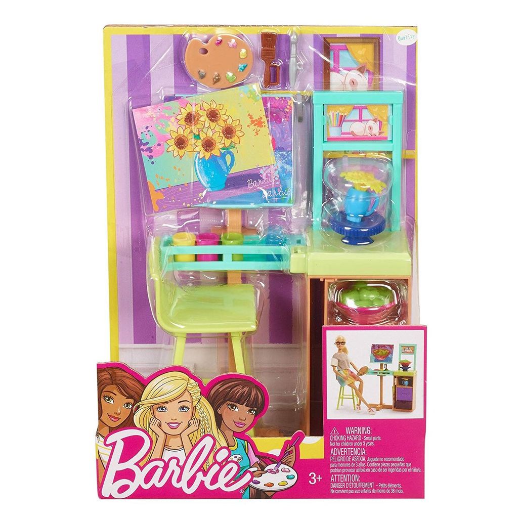 Mattel FJB26 - Barbie - Berufe Spielset Kunstatelier
