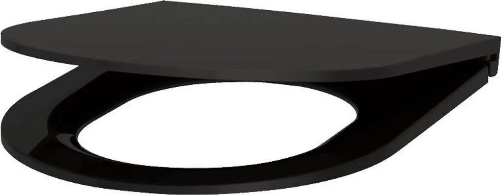 Delabie WC-Sitz Slim S21 schwarz Duroplast mit Deckel