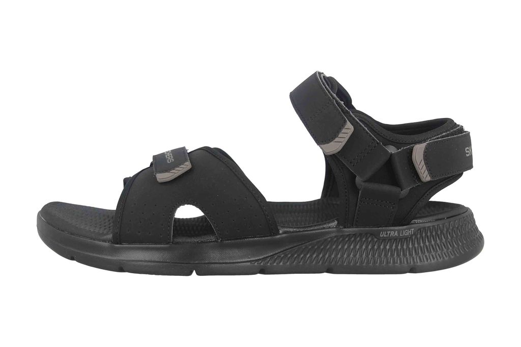 Skechers GO CONSISTENT SANDAL TRIBUTARY Sandalen in Übergrößen Schwarz 229097 BBK große Herrenschuhe, Größe:47