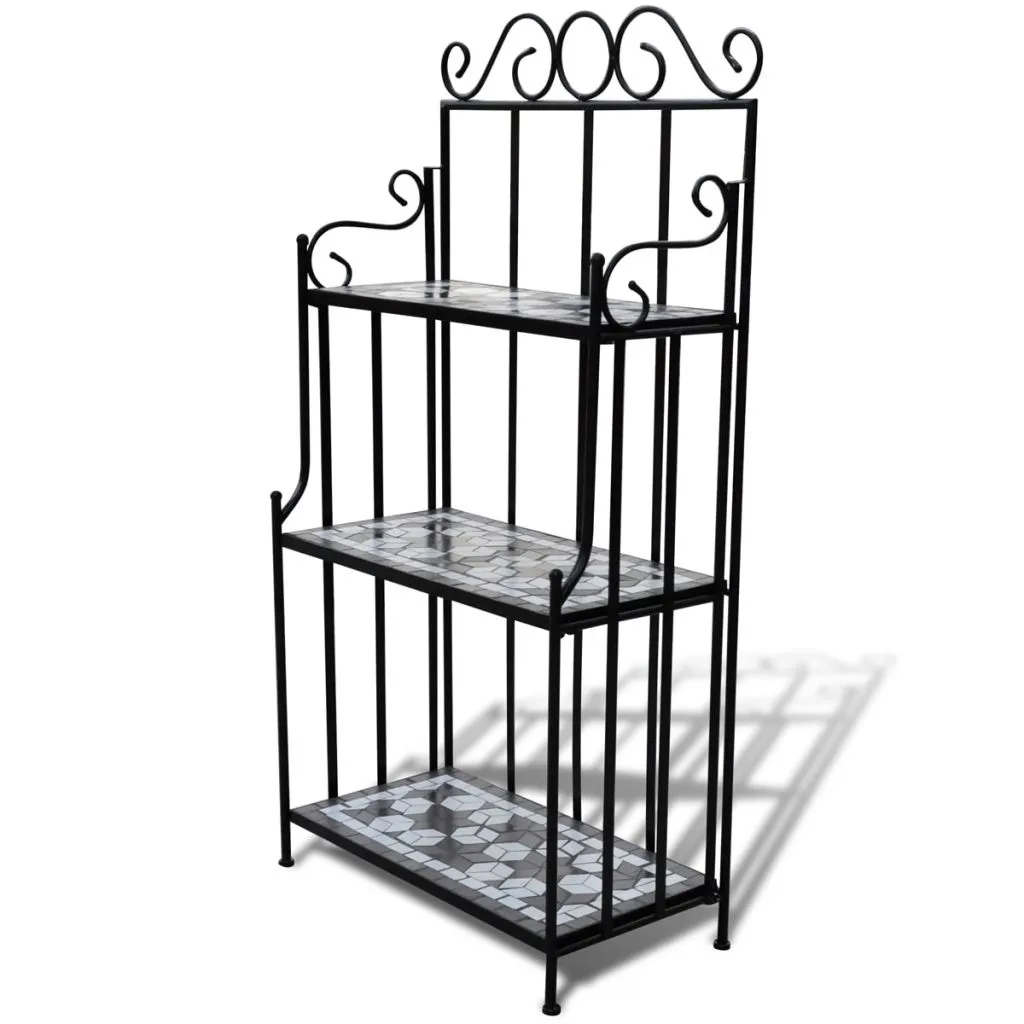 Support pour plantes Mosaïque - Idéal pour décorer balcon et véranda