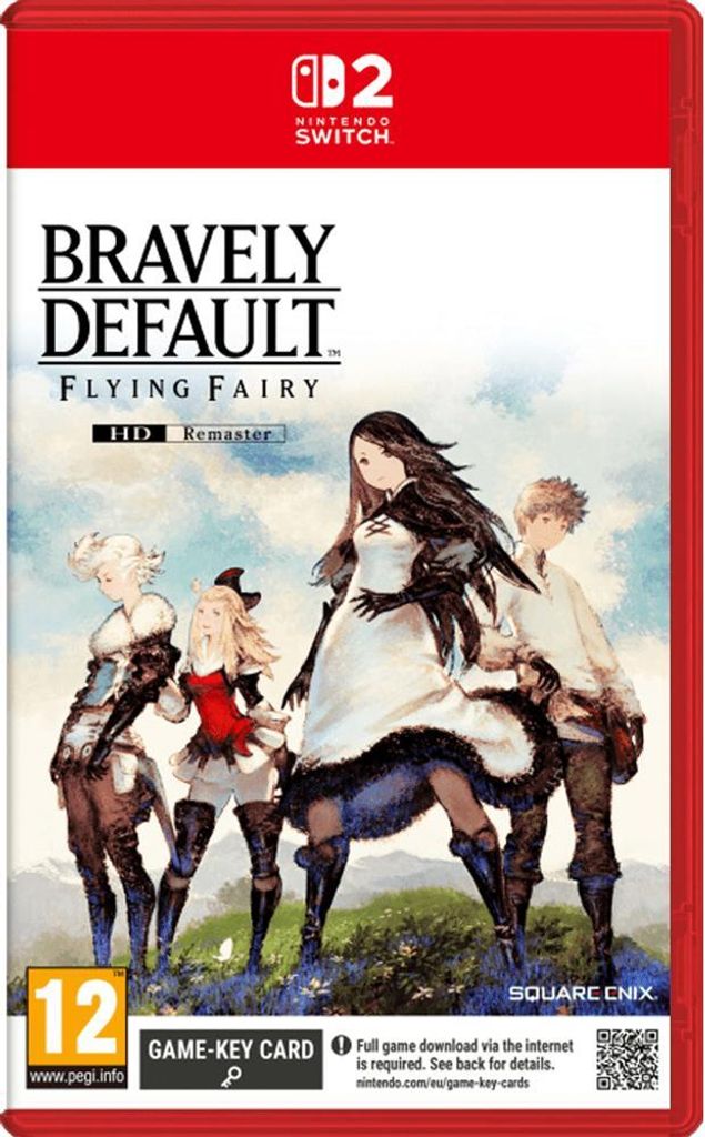 Bravely Default Flying Fairy NSW2 UK SSK HD Remaster Software-Schlüssel-Karte