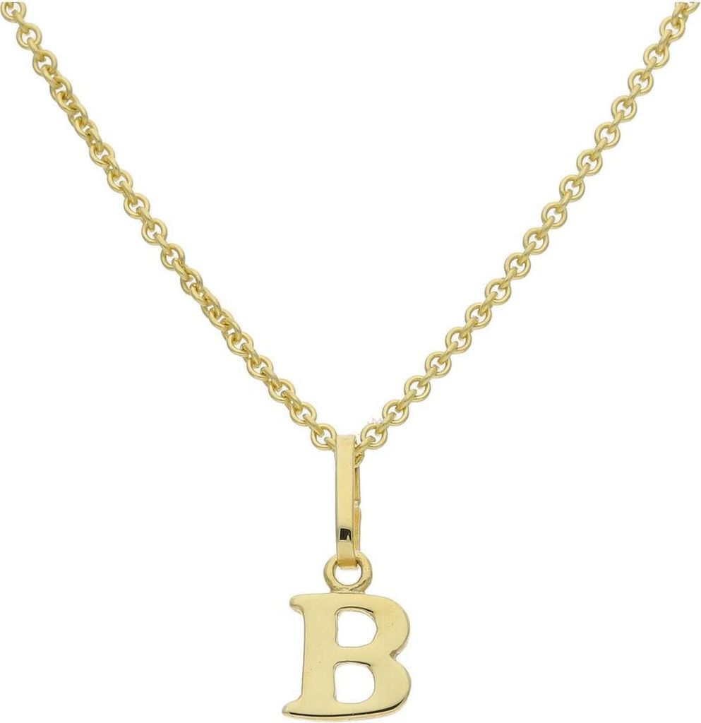 JuwelmaLux Anhänger 333/000 (8 Karat) Gold Buchstabe "B" JL16-02-0448
