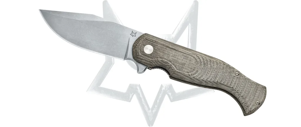 Couteau de survie FOX Eastwood Tiger Micarta pour bushcraft et outdoor